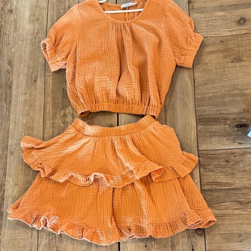 Devotion TWINS Orange Kids Matching Set